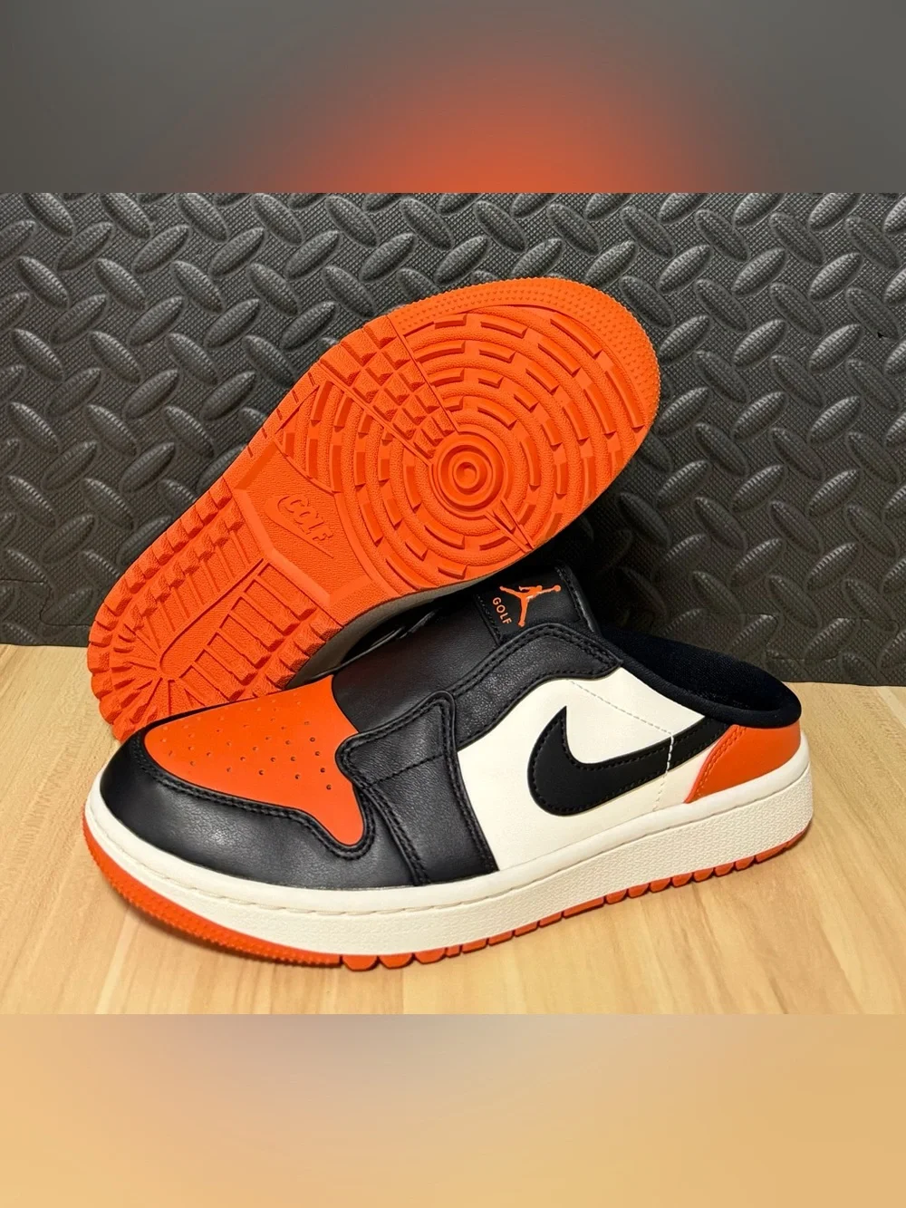 Nike Air Jordan 1 Mule Golf Shattered Backboard FJ1214-800 Mens Size 6 Women 7.5